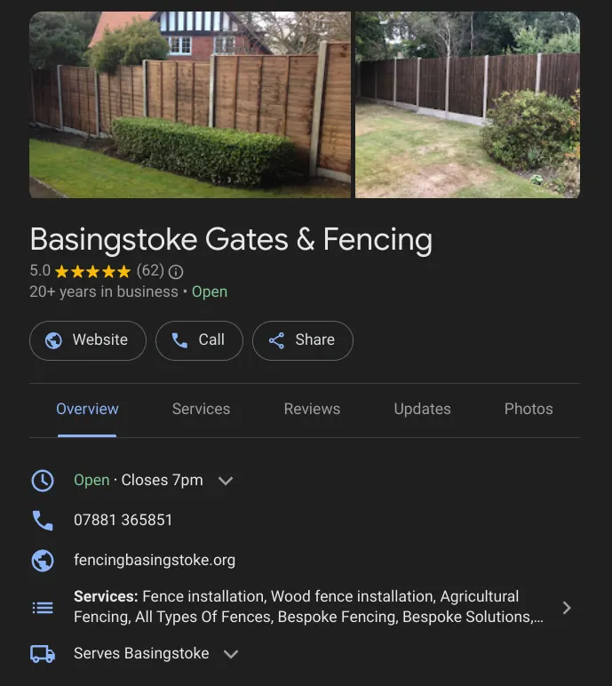 fencing basingstoke